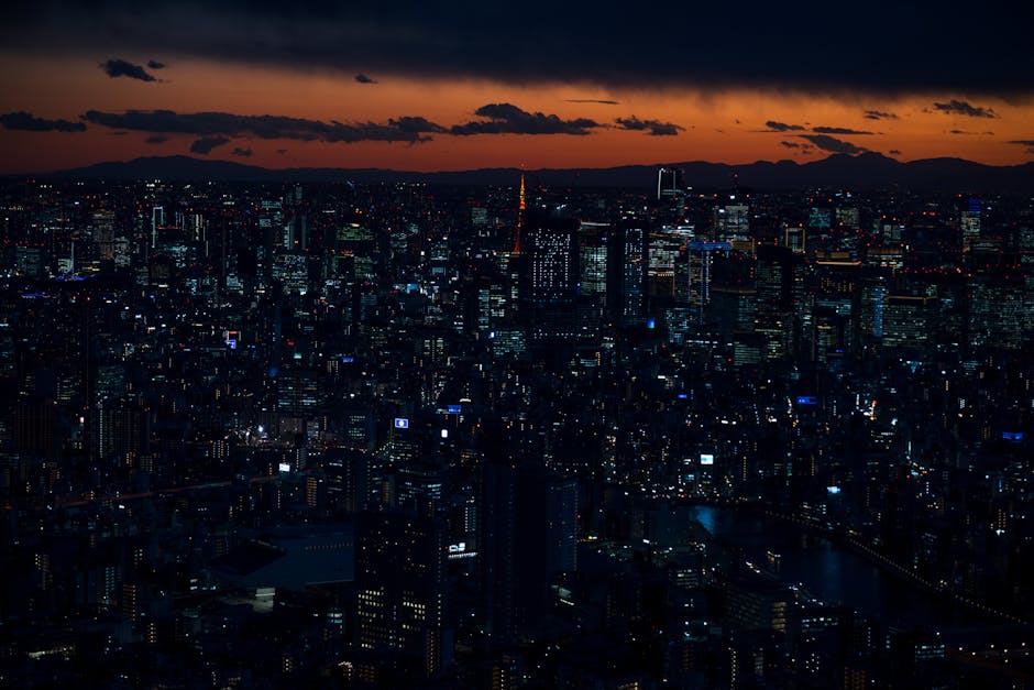 tokyo city night skyline forex trading ZenithFX